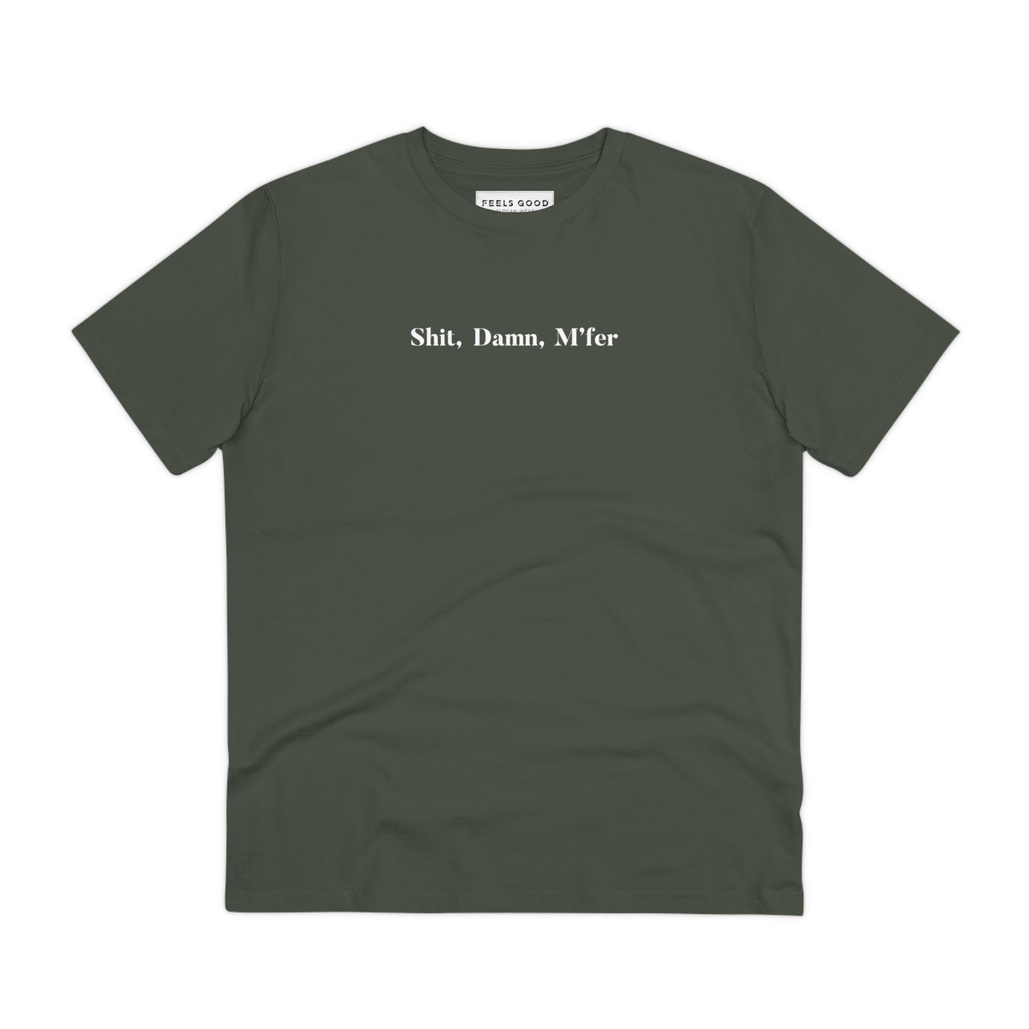 Hip hop t-shirt lovers will love the Urban 'Shit, Damn, M'fer' D'Angelo Organic Cotton T-shirt.