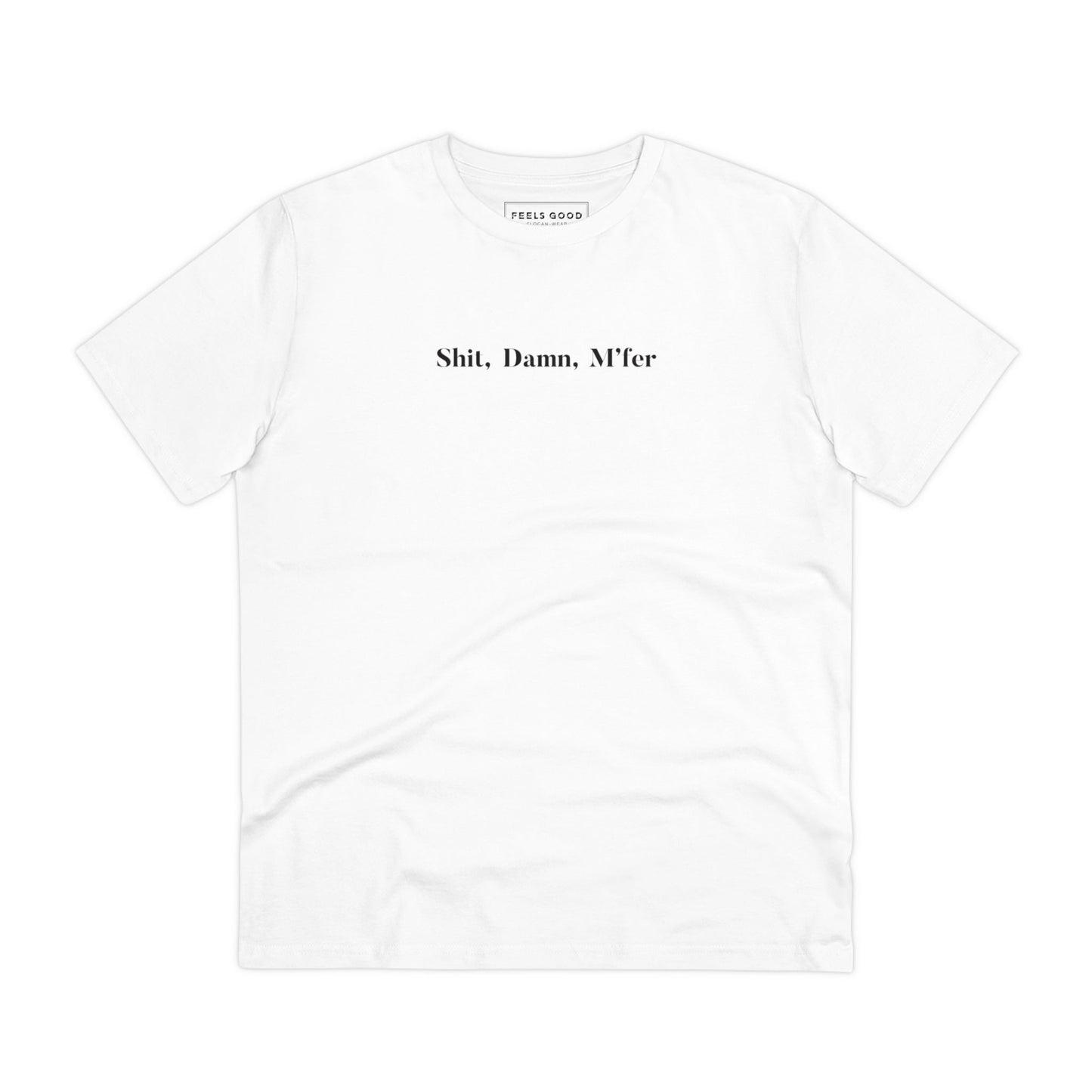 Urban 'Shit, Damn, M'fer' D'Angelo Organic Cotton T-shirt for fans of streetwear and music.