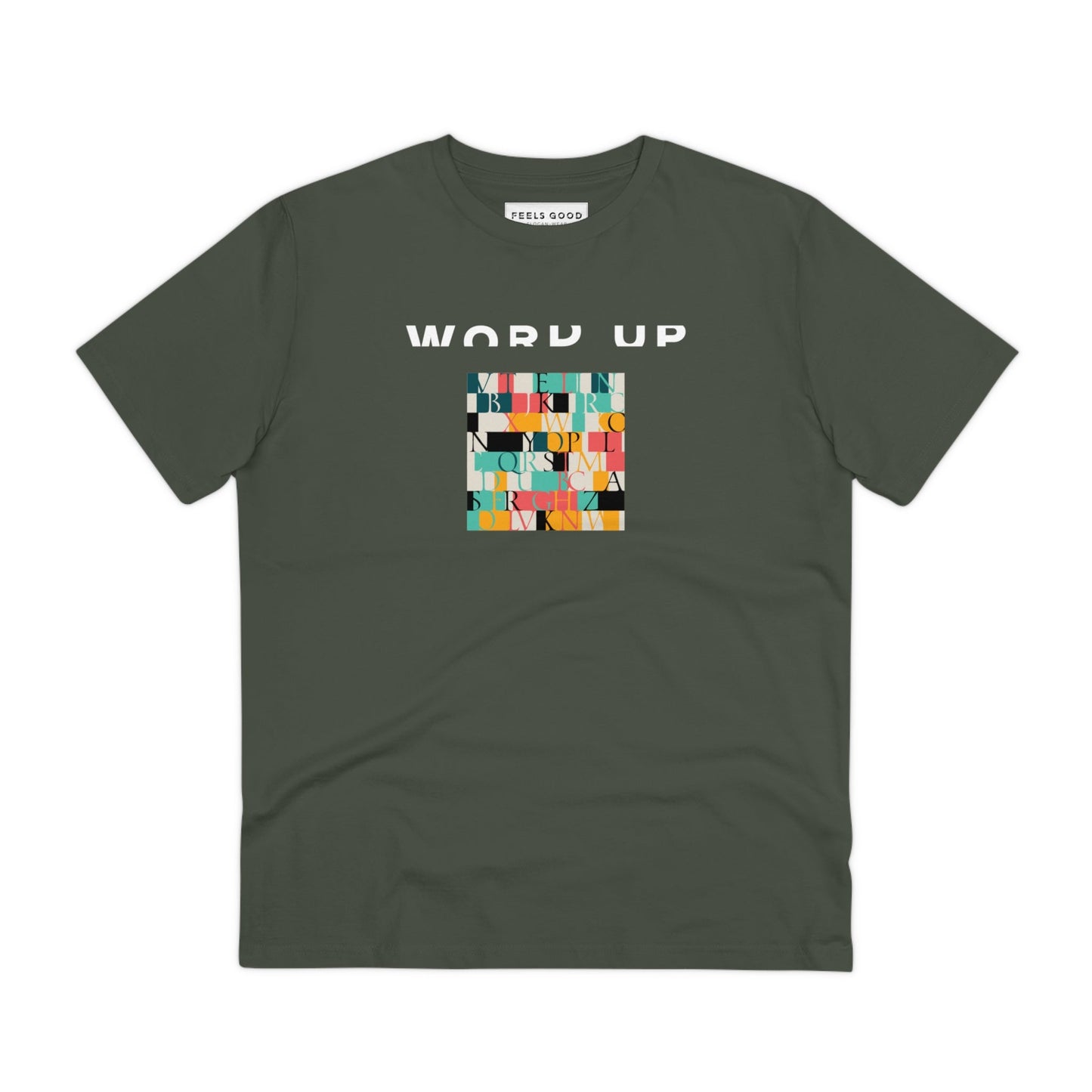 Urban 'Word Up' Organic Cotton T-shirt - Perfect hip hop t-shirt with cool music vibes.