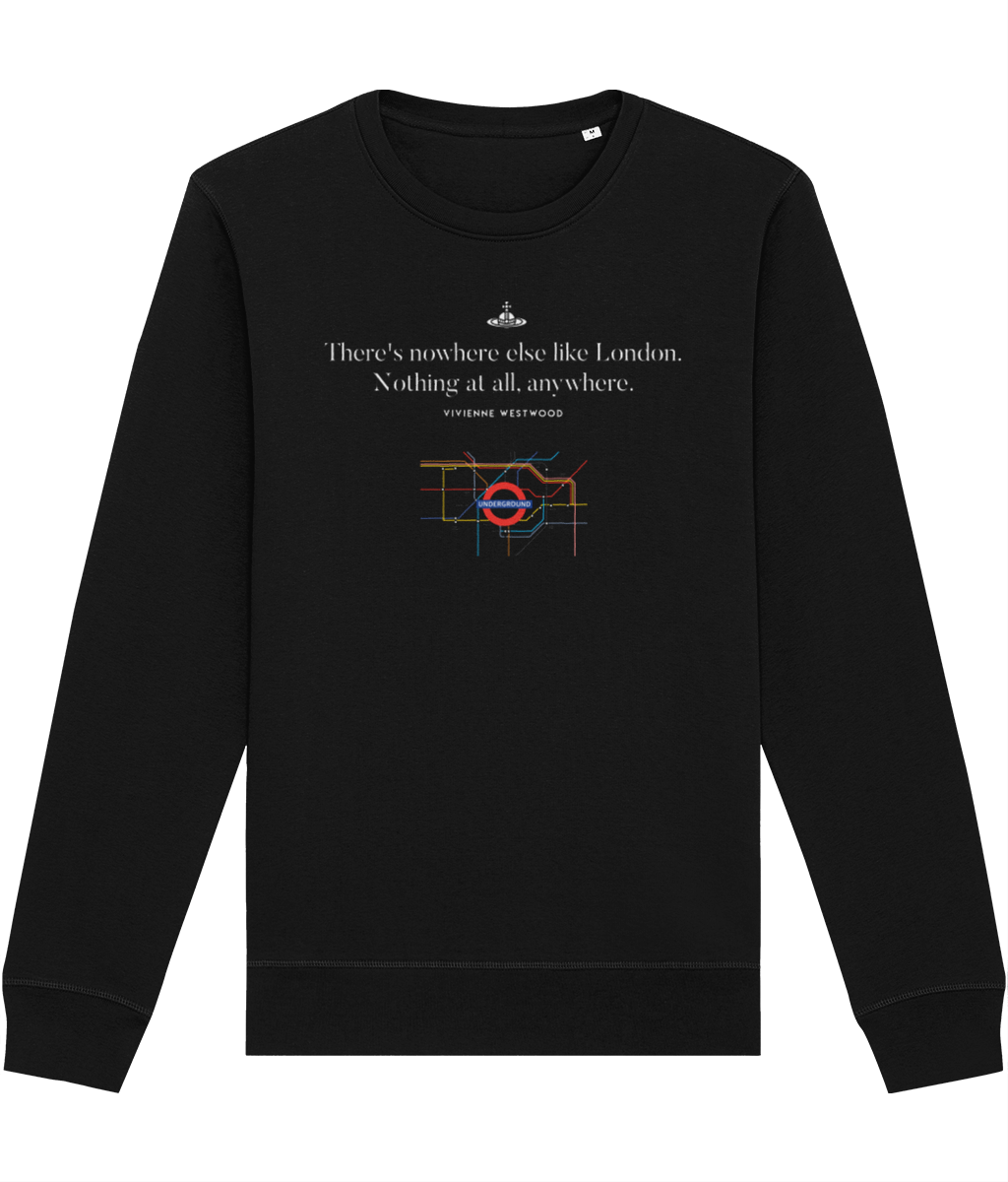 Fashion 'London' Vivienne Organic Cotton Sweatshirt with impactful sweatshirts with quotes

