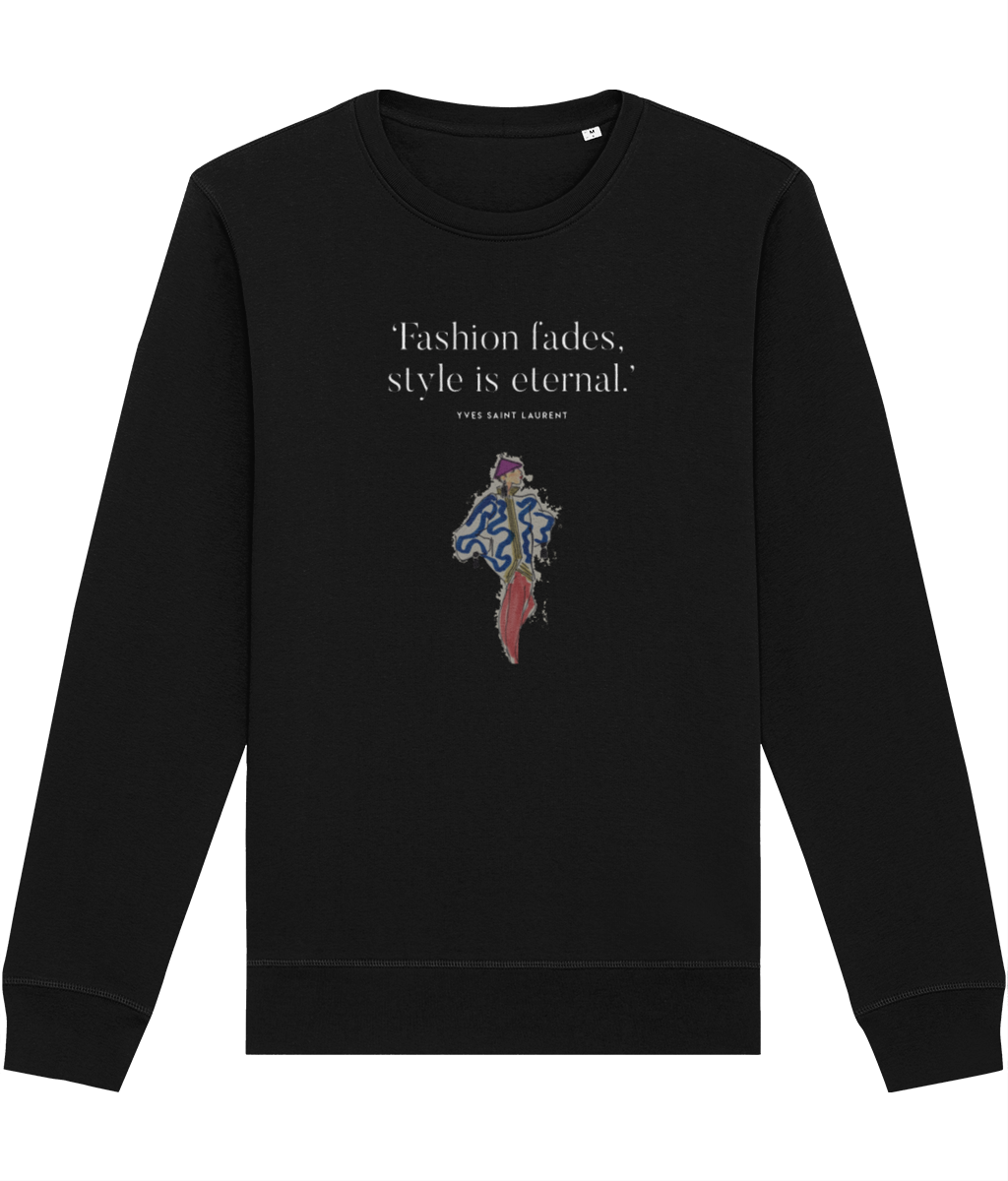Fashion 'Eternal Style' Saint Laurent Organic Cotton Sweatshirt