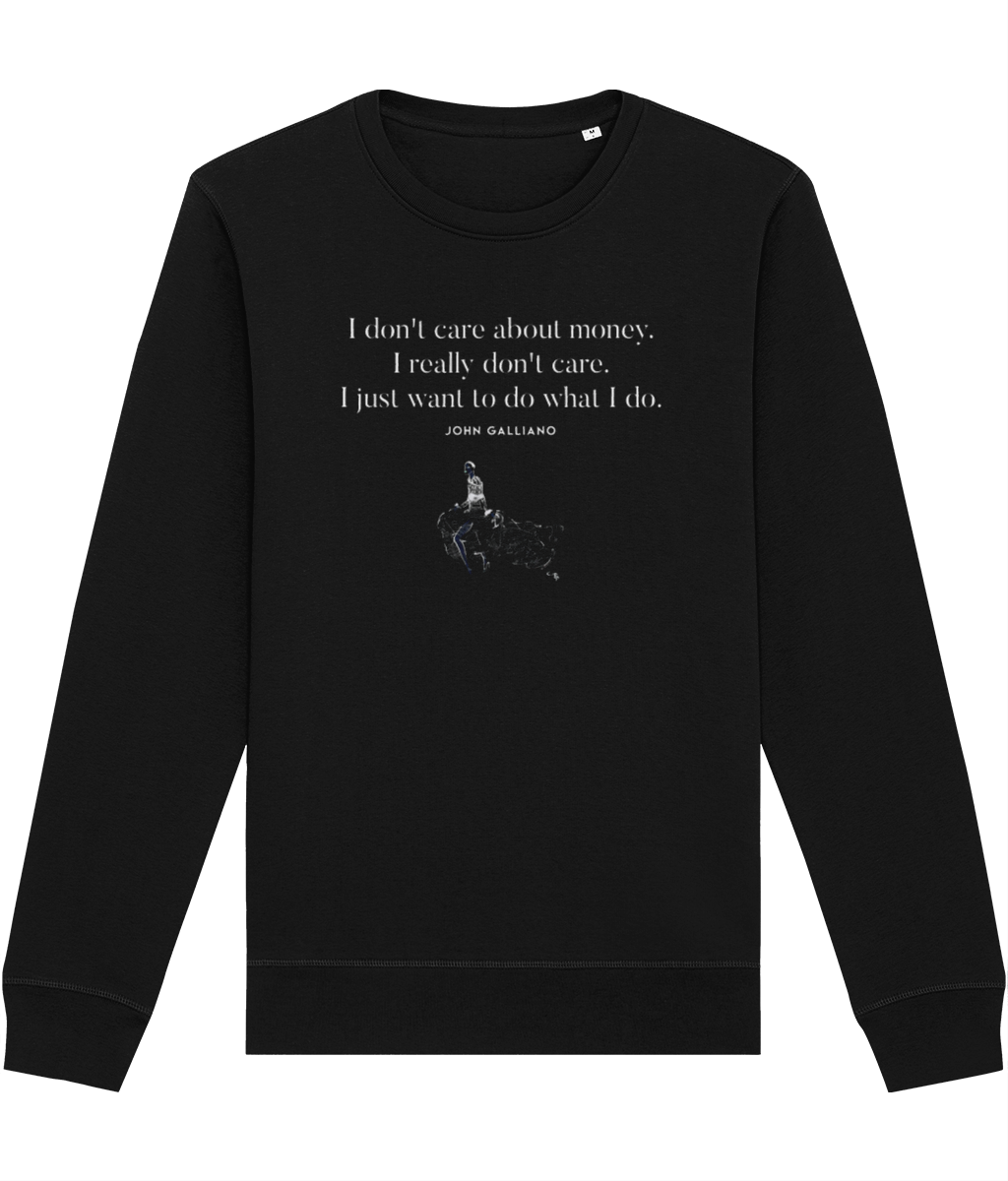 Fashion 'Tunnel Vision' Galliano Organic Cotton Sweatshirt