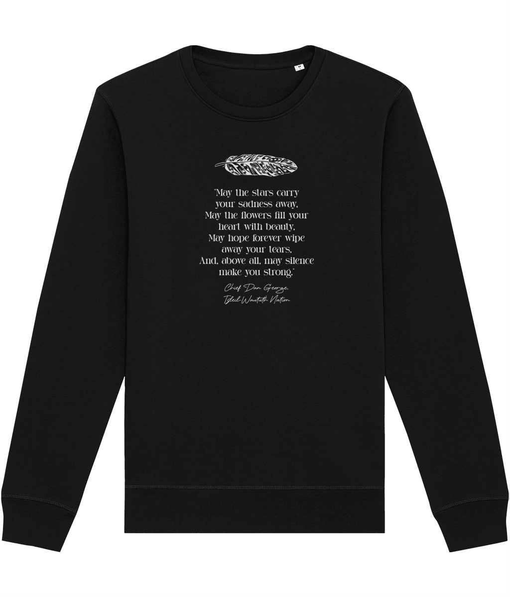 Urban 'Native American Prayer' Organic Cotton Sweatshirt