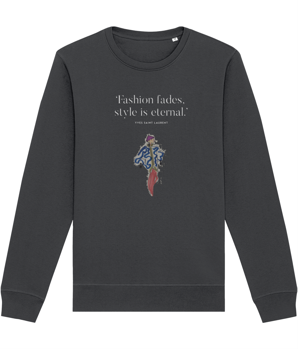 Fashion 'Eternal Style' Saint Laurent Organic Cotton Sweatshirt