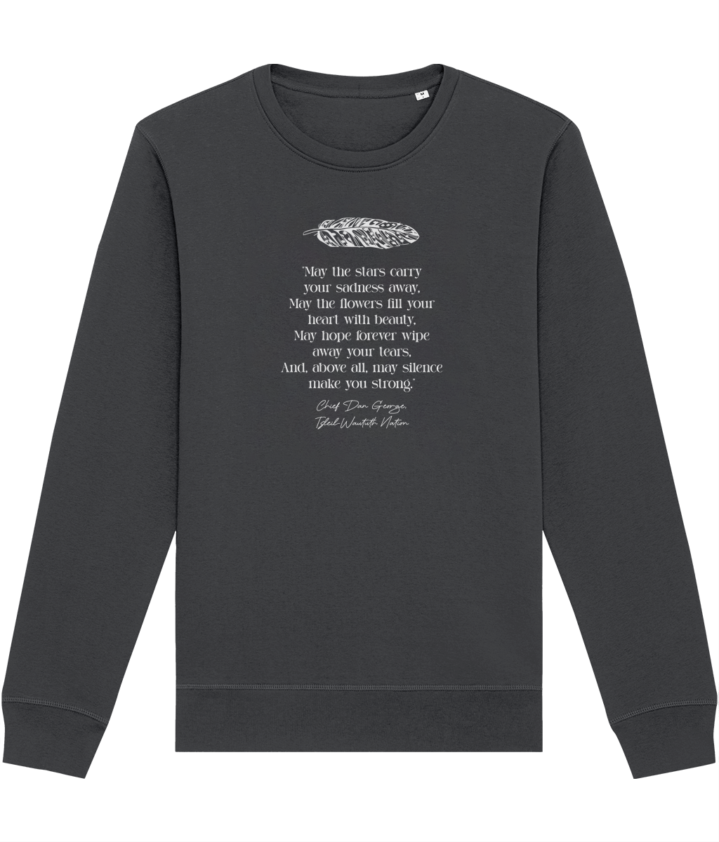 Urban 'Native American Prayer' Organic Cotton Sweatshirt