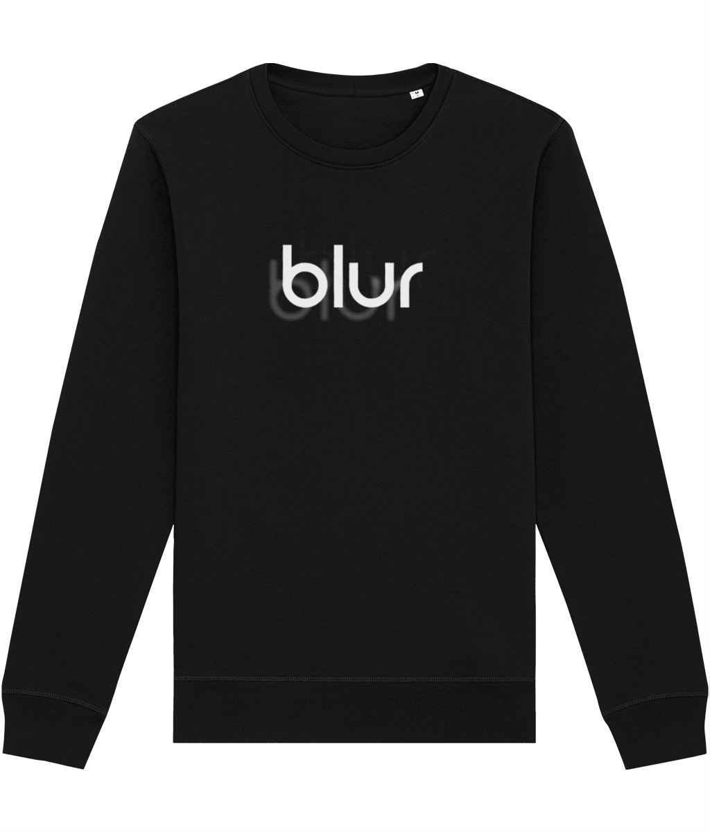 Layer up in the Contemporary 'Blur' Organic Cotton Sweatshirt – inspired by positive energy

