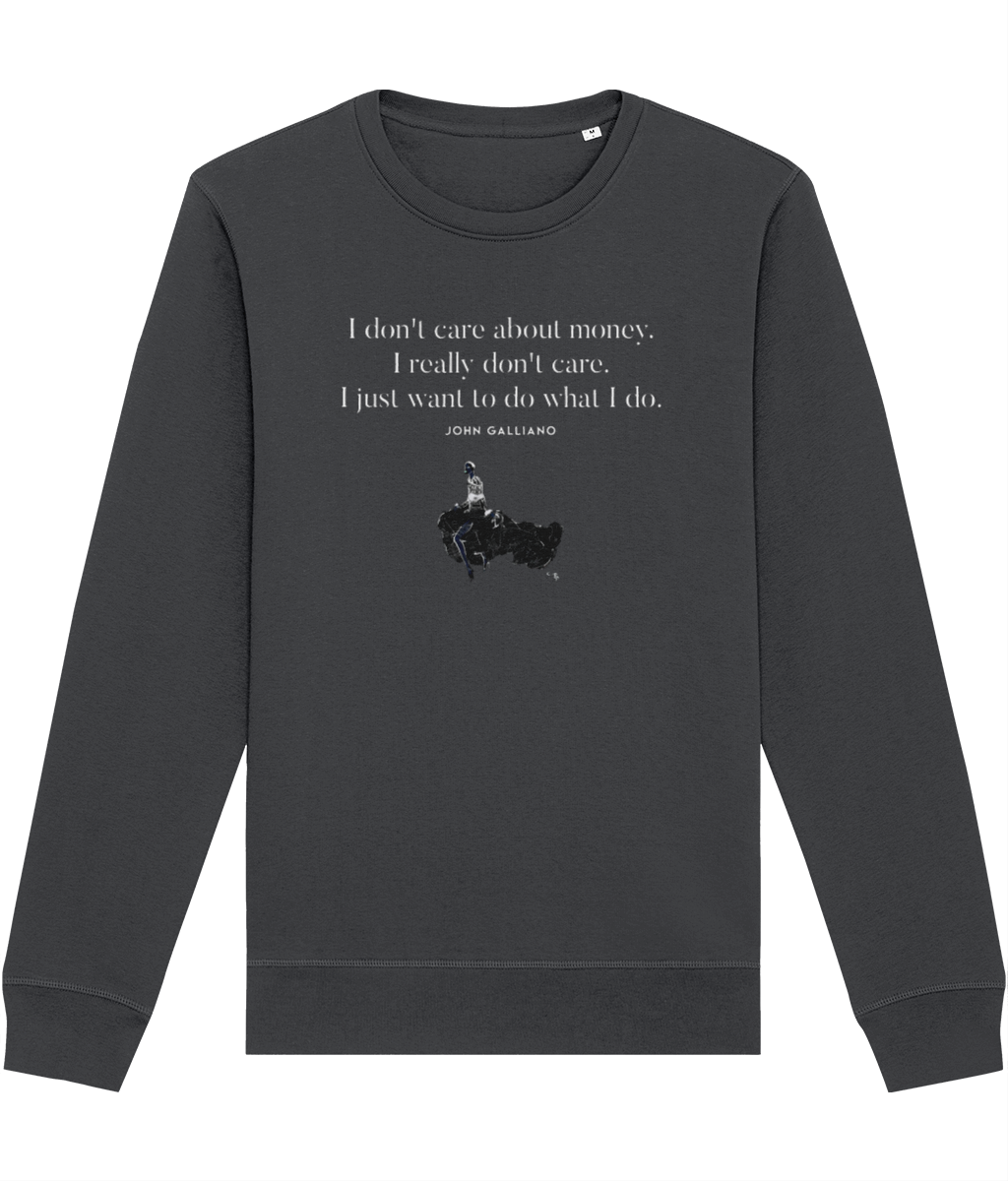 Fashion 'Tunnel Vision' Galliano Organic Cotton Sweatshirt