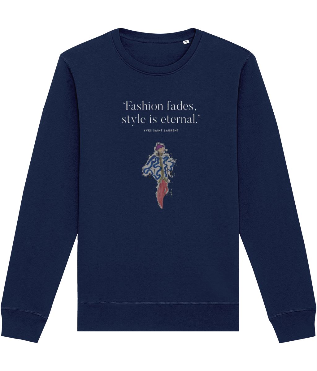 Fashion 'Eternal Style' Saint Laurent Organic Cotton Sweatshirt