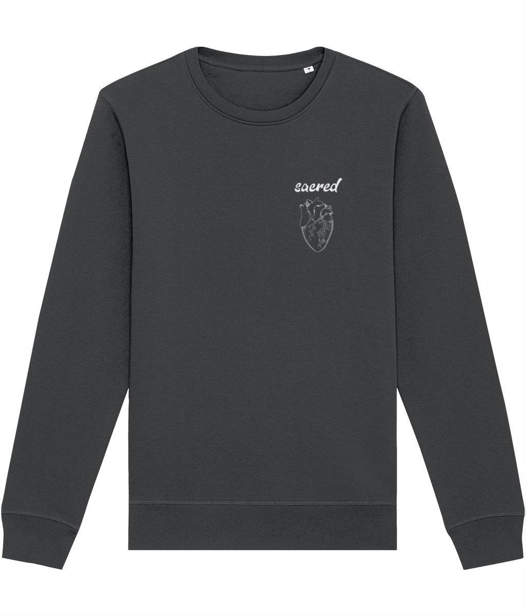 Faith defined: Organic cotton with a spiritual symbol.

