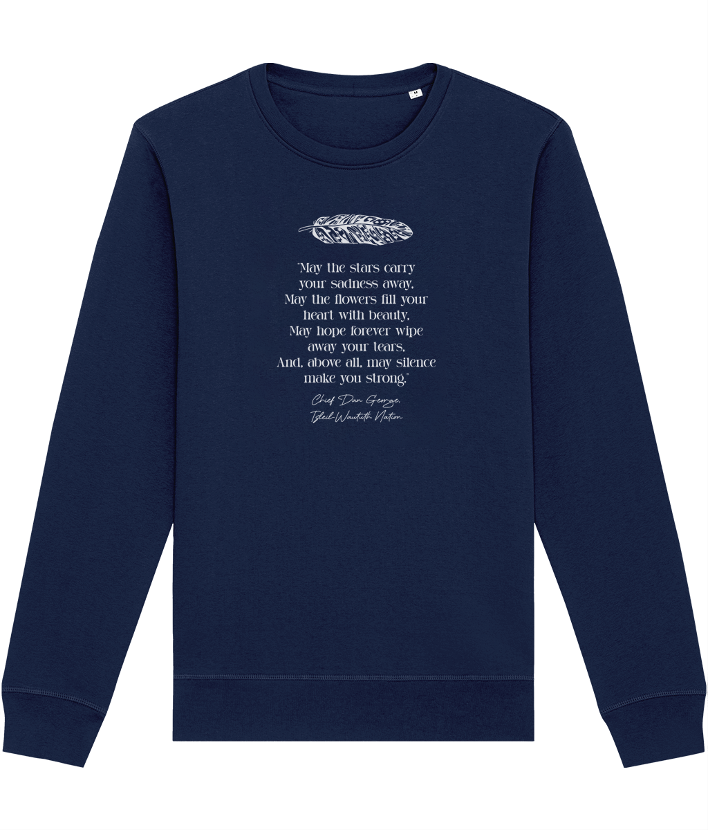 Urban 'Native American Prayer' Organic Cotton Sweatshirt