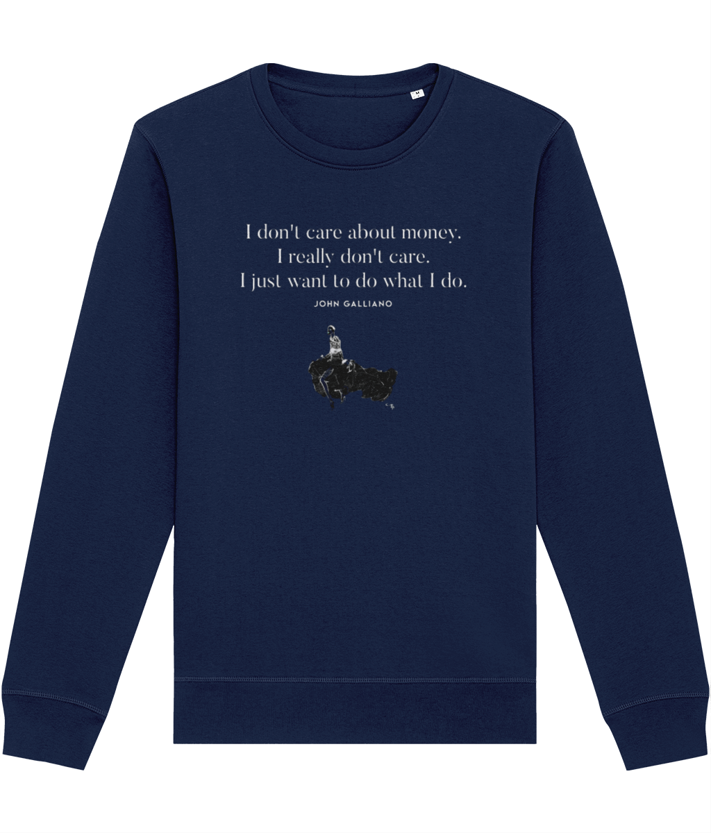 Fashion 'Tunnel Vision' Galliano Organic Cotton Sweatshirt