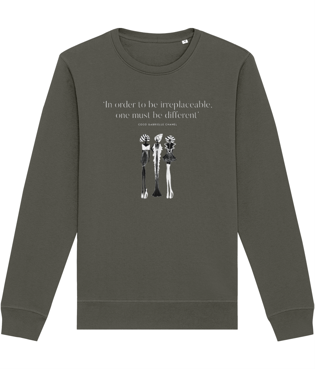 Fashion 'Be Different' Coco Organic Cotton Sweatshirt