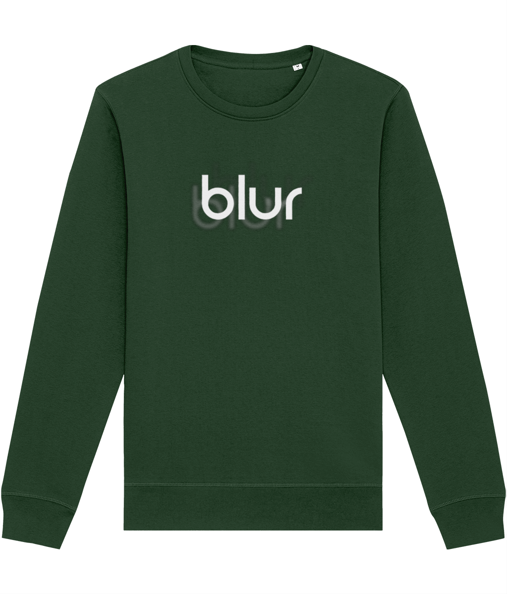 Feel-good fashion: Contemporary 'Blur' Organic Cotton Sweatshirt for calm, cool days

