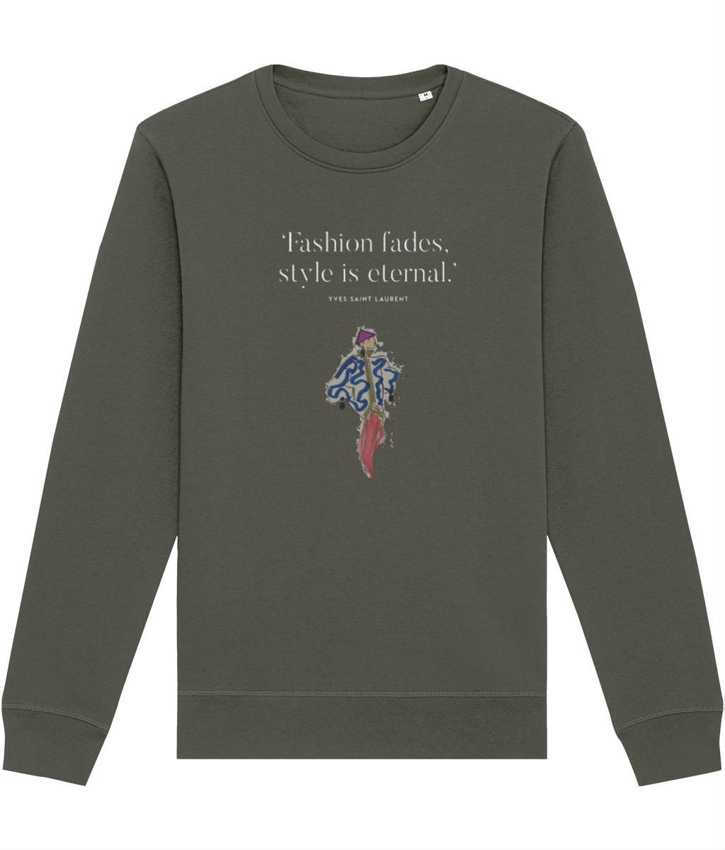 Fashion 'Eternal Style' Saint Laurent Organic Cotton Sweatshirt