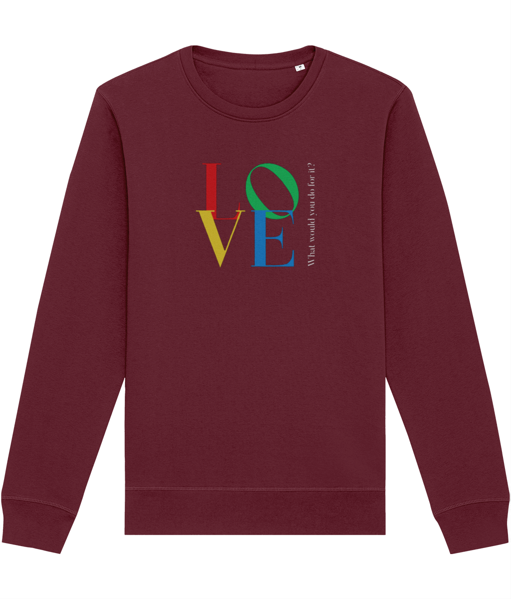 Unique 'LOVE' Dior Sweatshirt for fans of inspirational book-style clothing.

