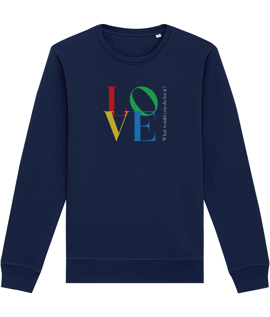 'LOVE' Dior Organic Cotton Sweatshirt perfect for casual day wear.

