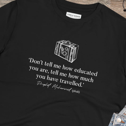 Adventure 'Well-Travelled' Organic Cotton T-Shirt is perfect for a shirt adventure in nature.