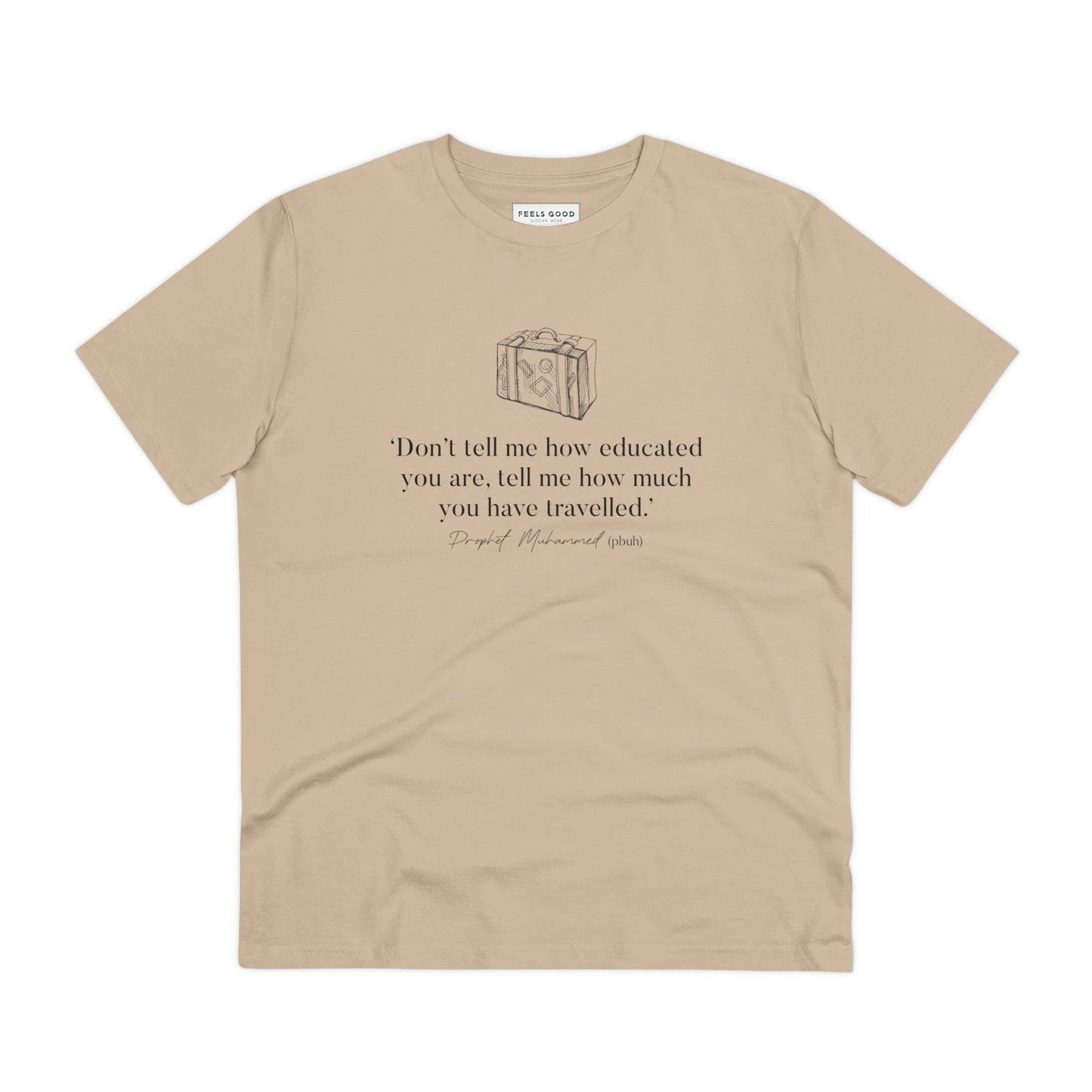 Womens walking t shirts should be comfy like the Adventure 'Well-Travelled' Organic Cotton T-Shirt.