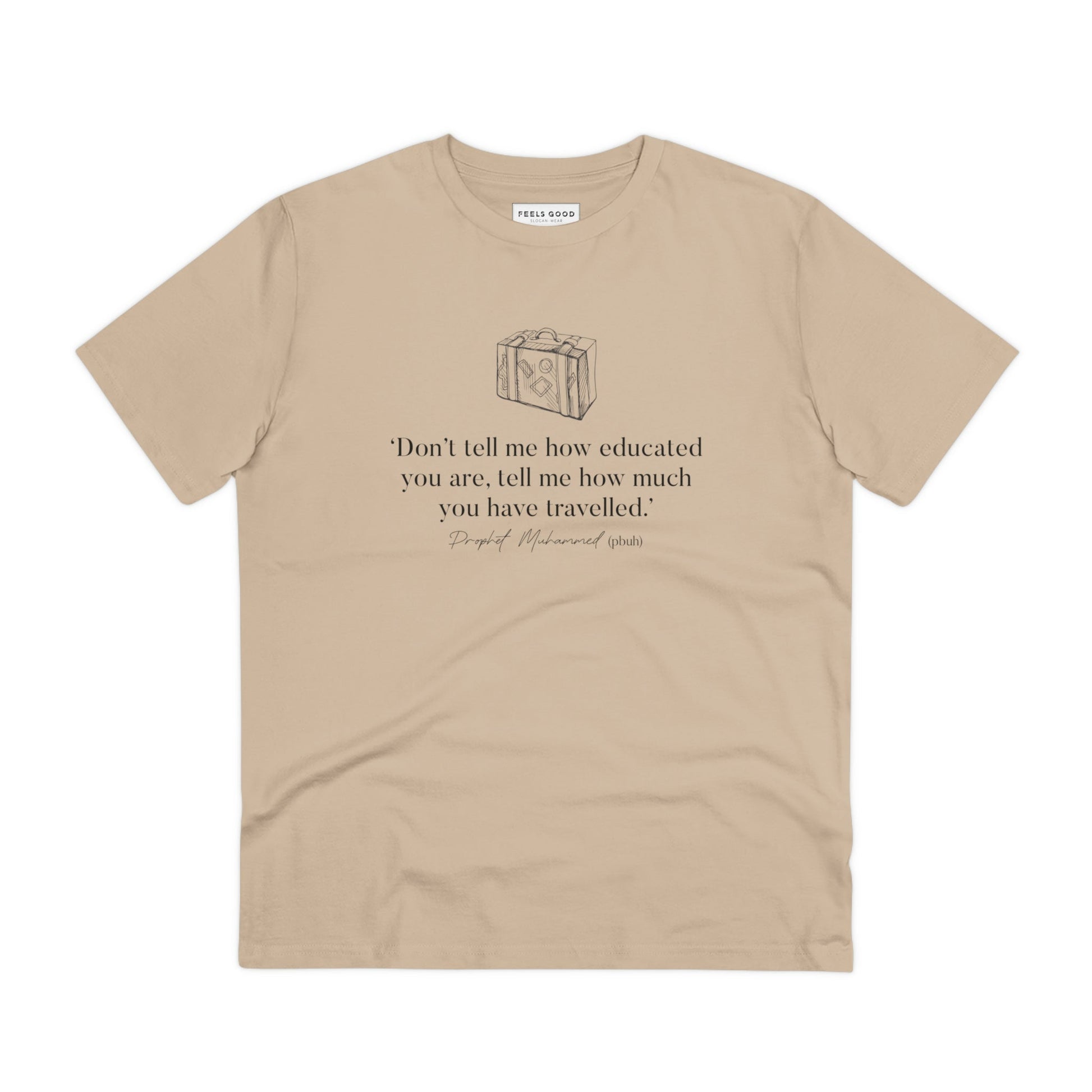 Womens walking t shirts should be comfy like the Adventure 'Well-Travelled' Organic Cotton T-Shirt.
