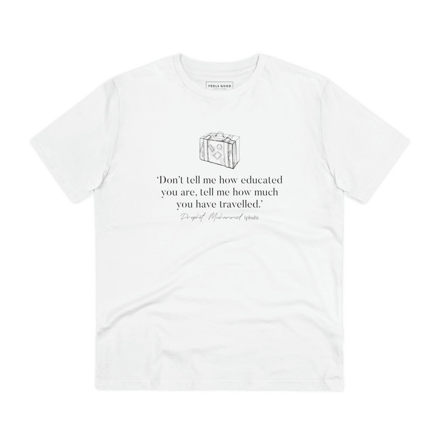 A must-have t shirt nature lovers will appreciate, the Adventure 'Well-Travelled' Organic Cotton T-Shirt.