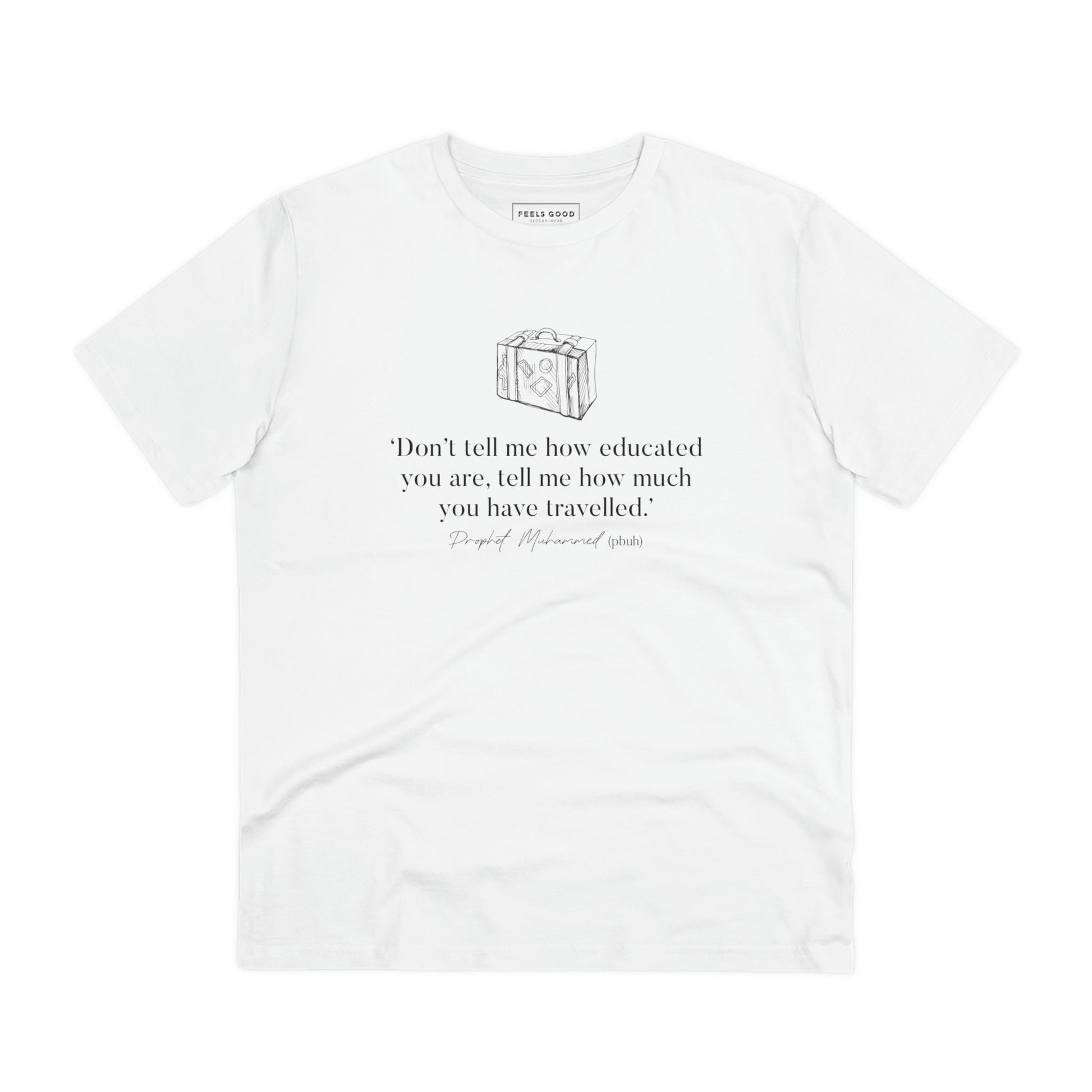 A must-have t shirt nature lovers will appreciate, the Adventure 'Well-Travelled' Organic Cotton T-Shirt.