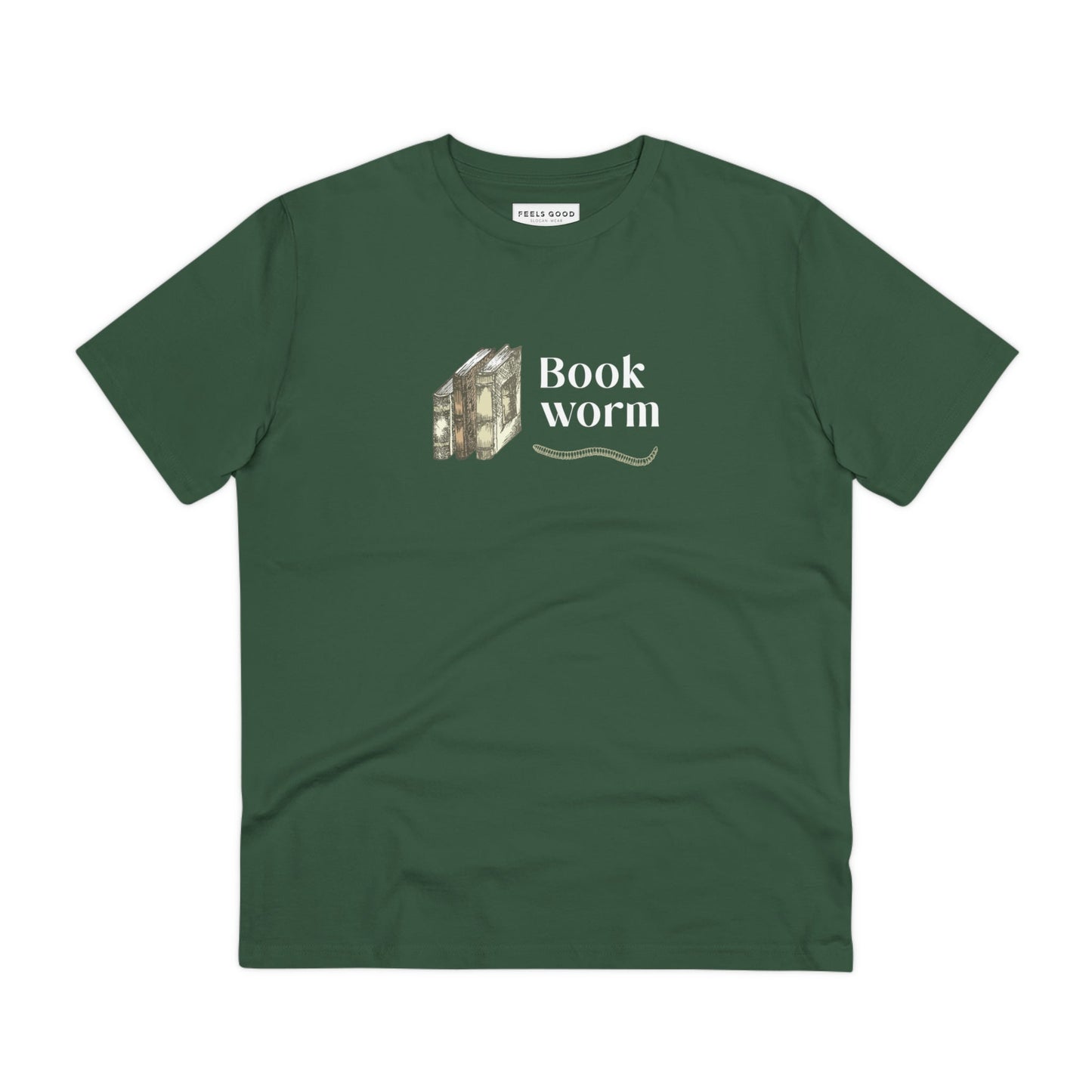 New best t-shirt: Books 'Bookworm' organic cotton comfort.
