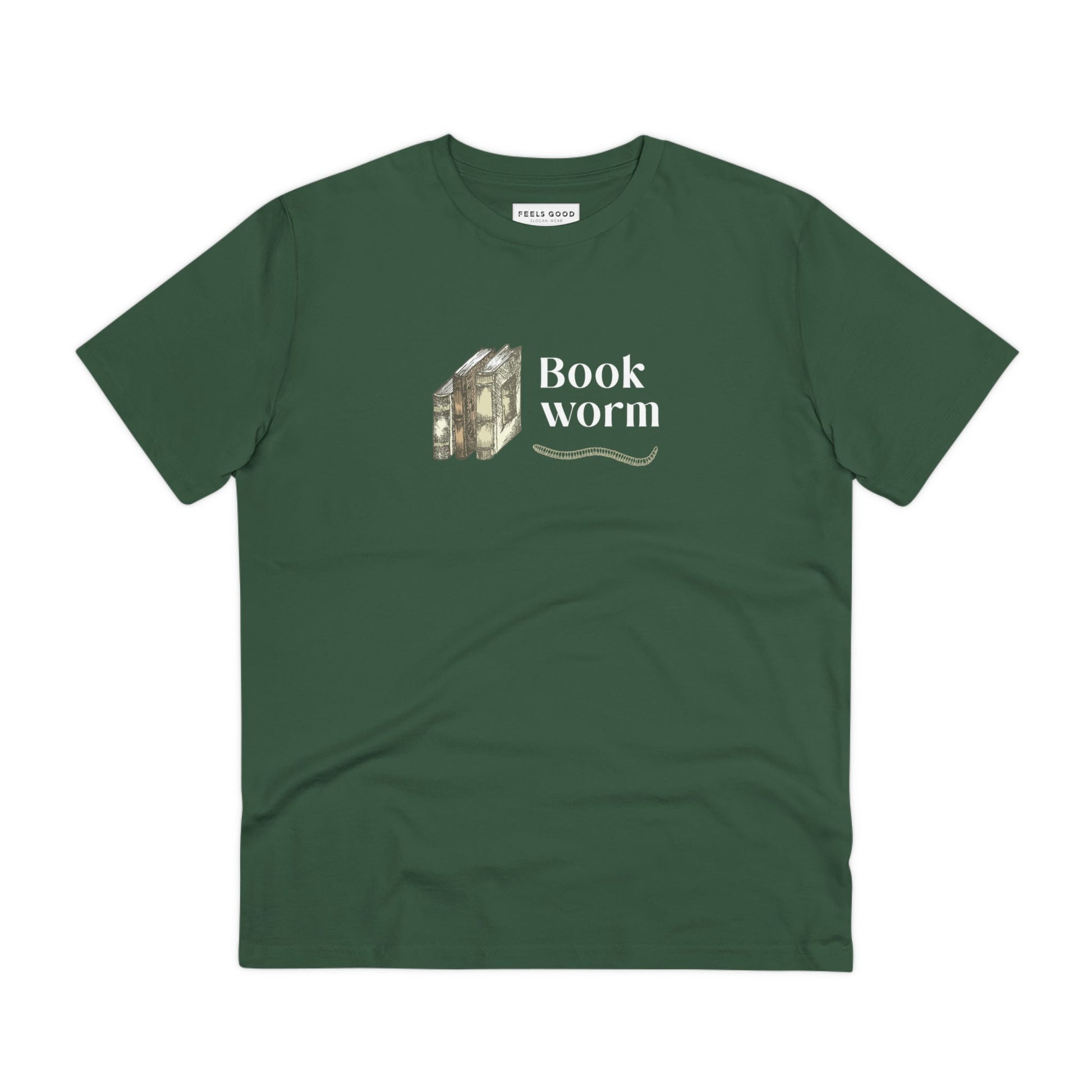 New best t-shirt: Books 'Bookworm' organic cotton comfort.
