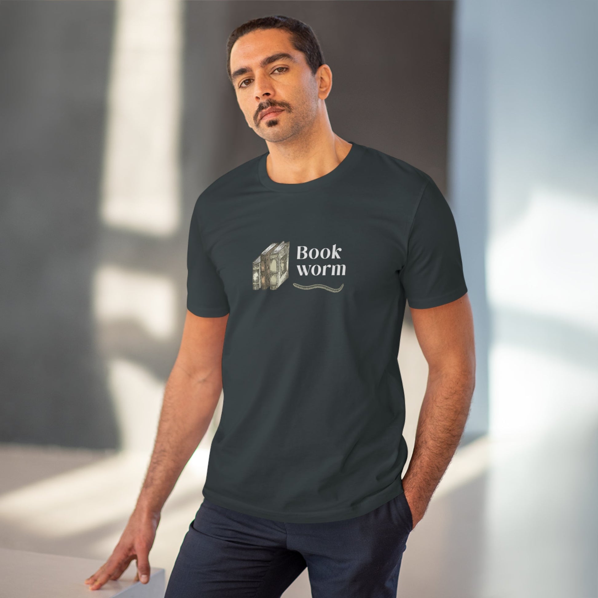 Best t-shirt brand: Books 'Bookworm' organic cotton tee.
