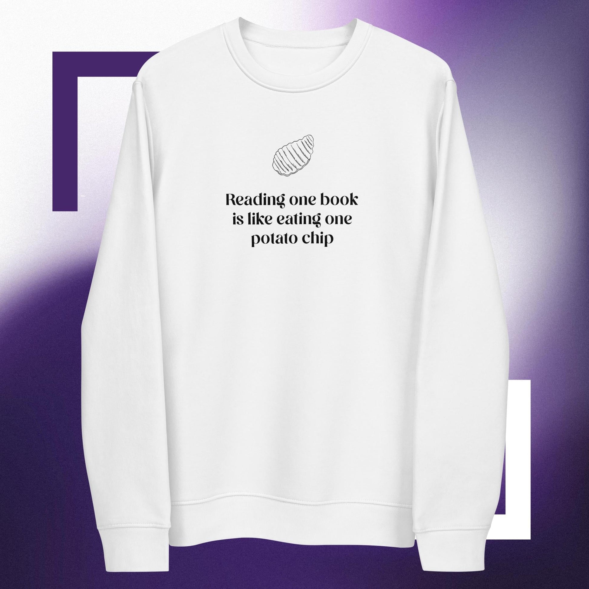Books 'Can I Have More' Organic Cotton Sweatshirt - Book worm