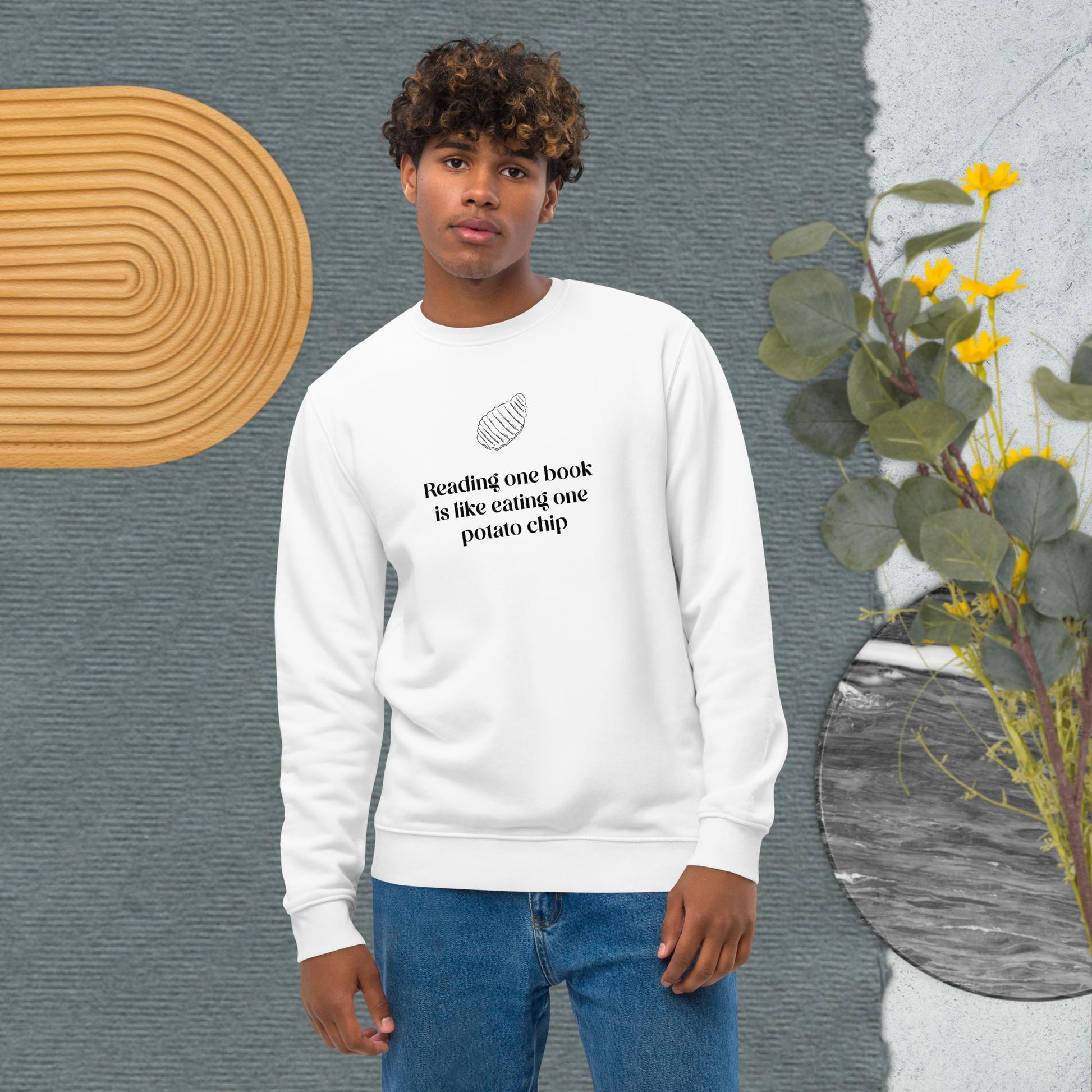 Books 'Can I Have More' Organic Cotton Sweatshirt - Book worm