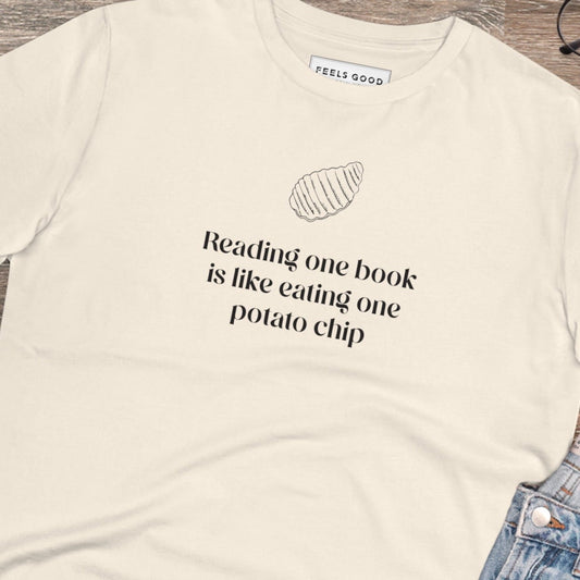 Books 'Can I Have More' Organic Cotton T-shirt with retro music fan vibe

