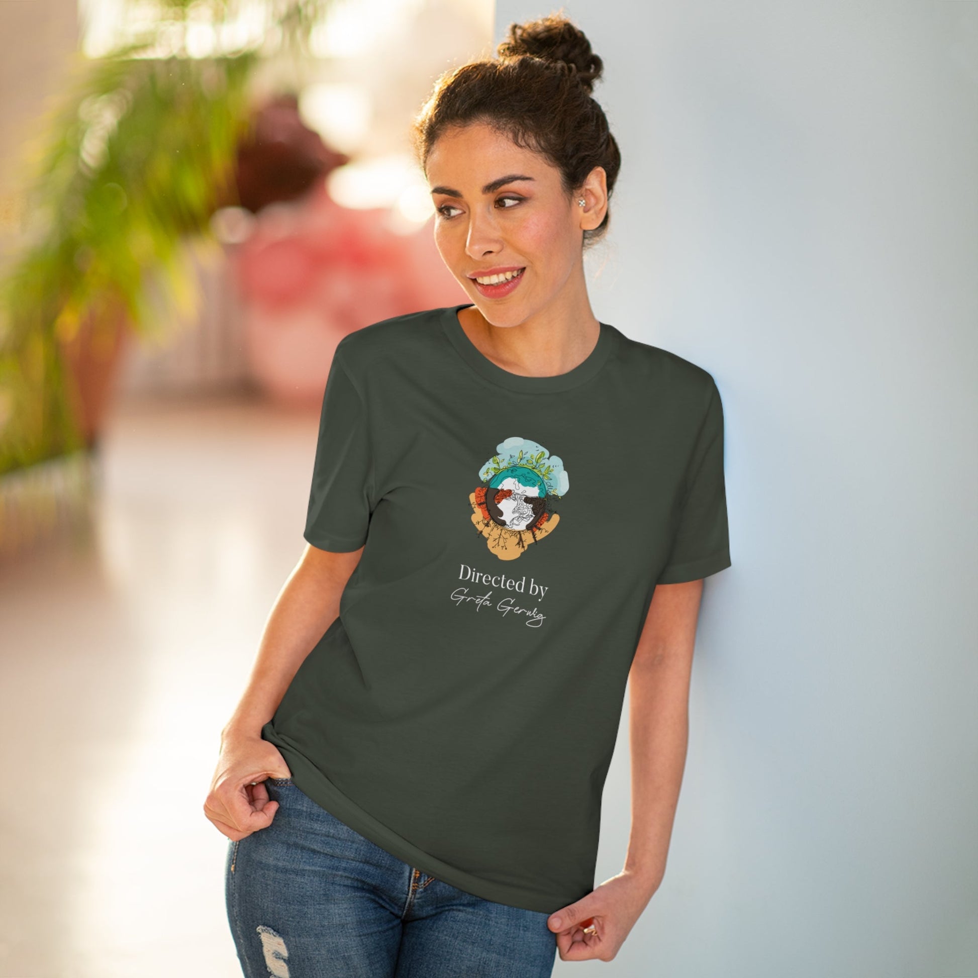 Organic best t-shirt: Climate Change 'Greta Gerwig' cotton tee.
