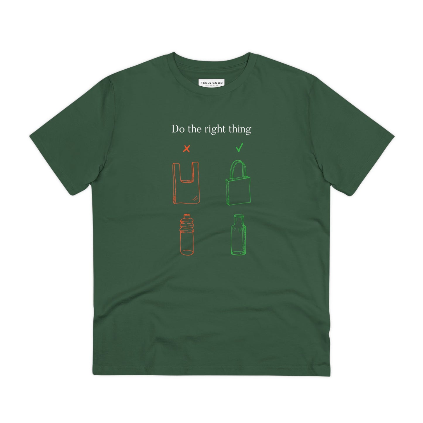 Must-have best t-shirt: Climate Change 'No Plastic' organic tee.
