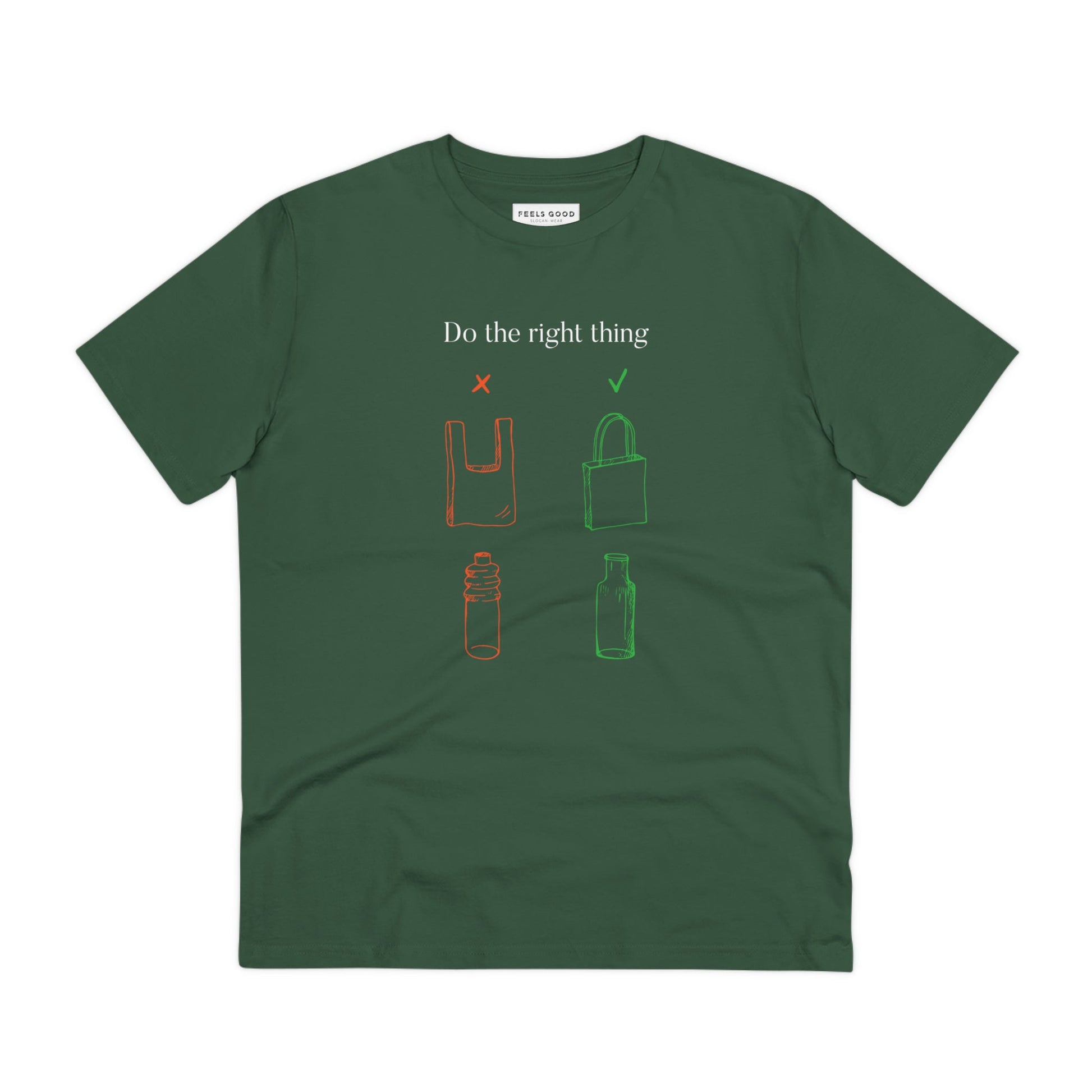 Must-have best t-shirt: Climate Change 'No Plastic' organic tee.
