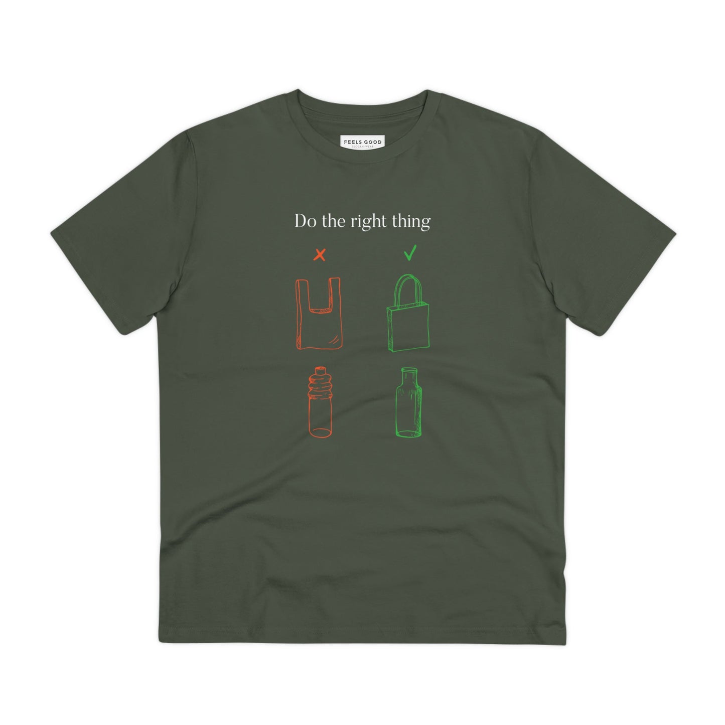Cool best t-shirt: Climate Change 'No Plastic' graphic.
