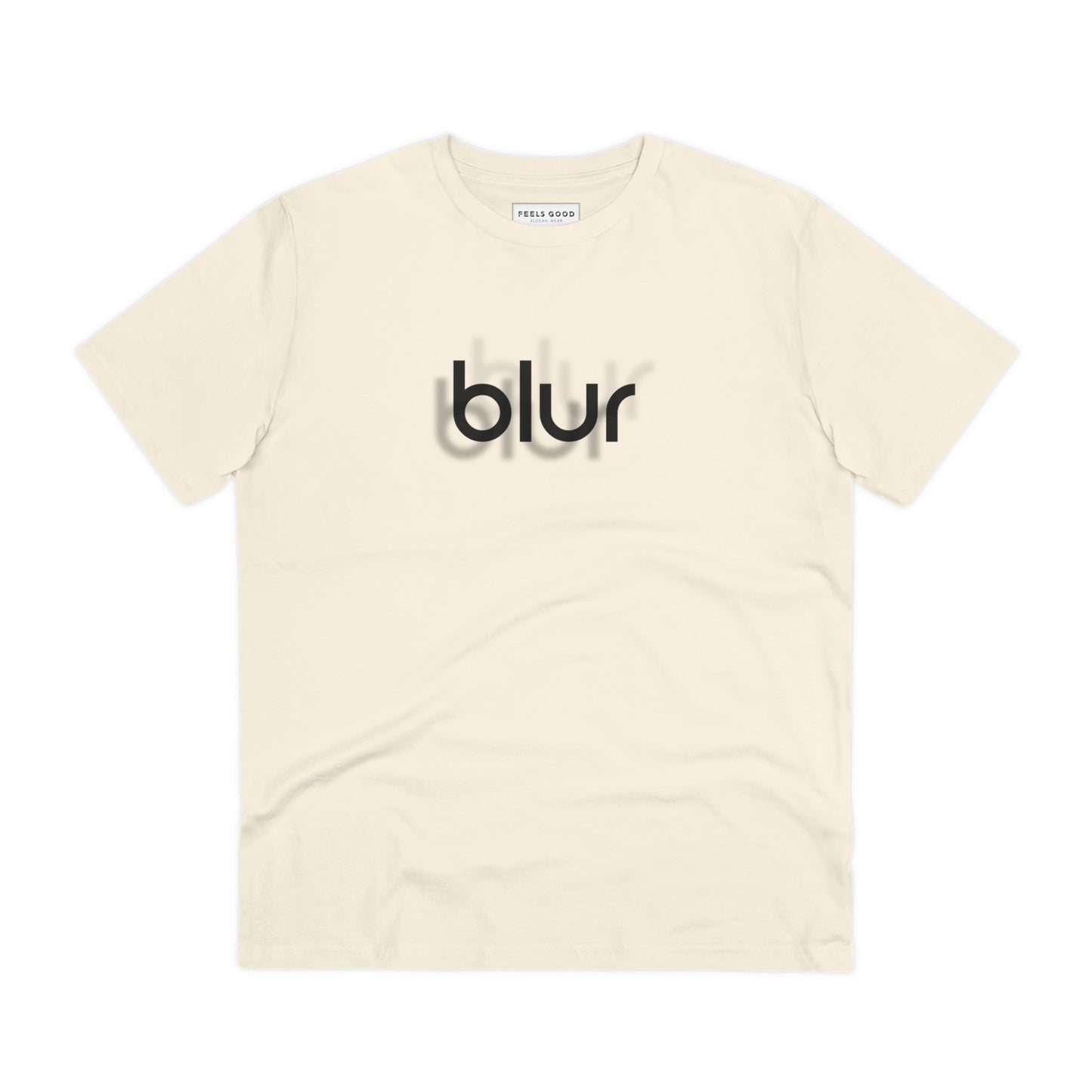 Quality best t-shirt: Contemporary 'Blur' organic cotton.
