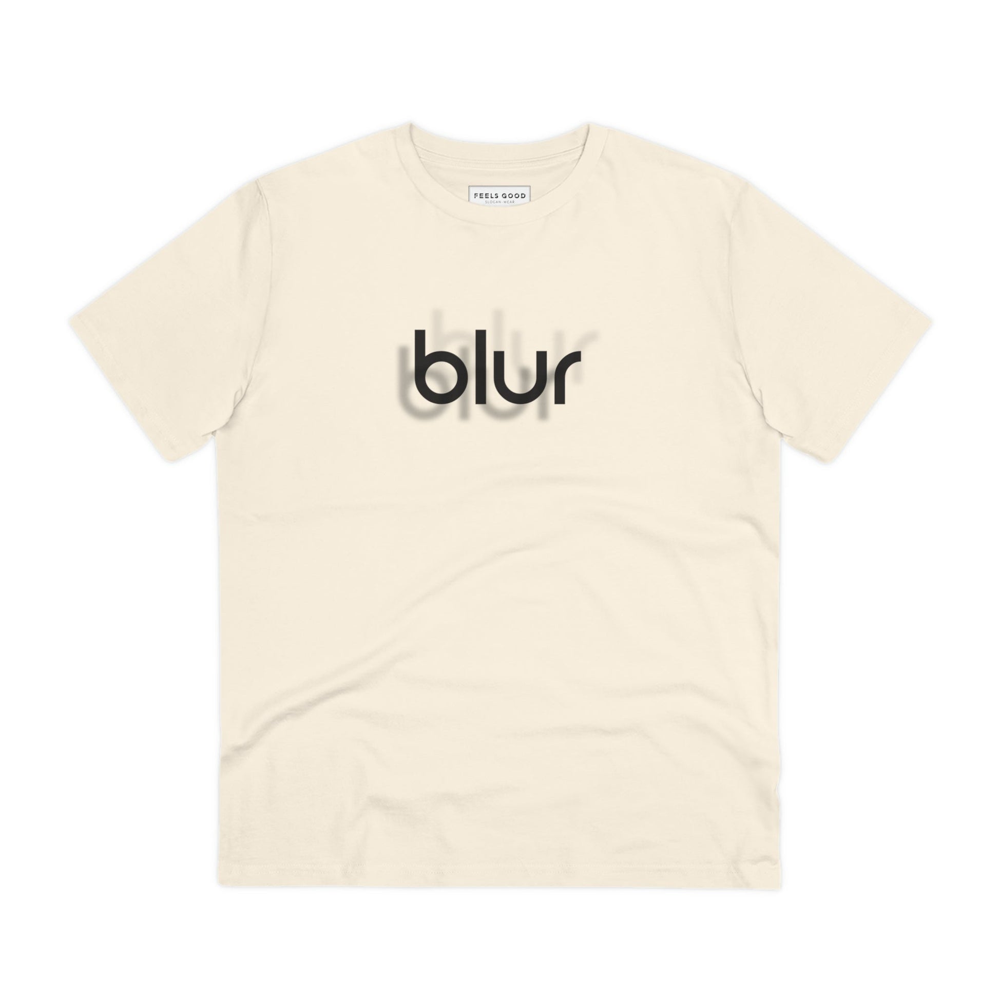 Quality best t-shirt: Contemporary 'Blur' organic cotton.
