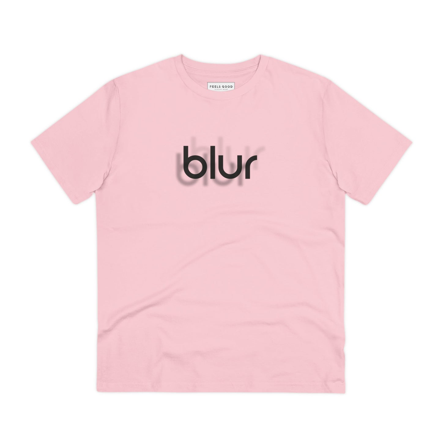 Comfortable best t-shirt: 'Blur' contemporary cotton shirt.
