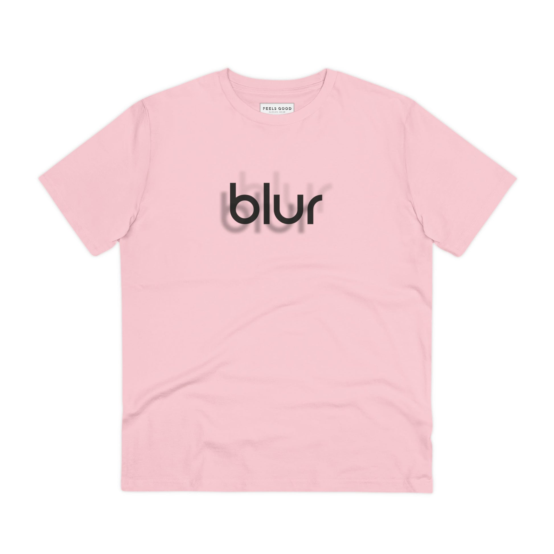 Comfortable best t-shirt: 'Blur' contemporary cotton shirt.
