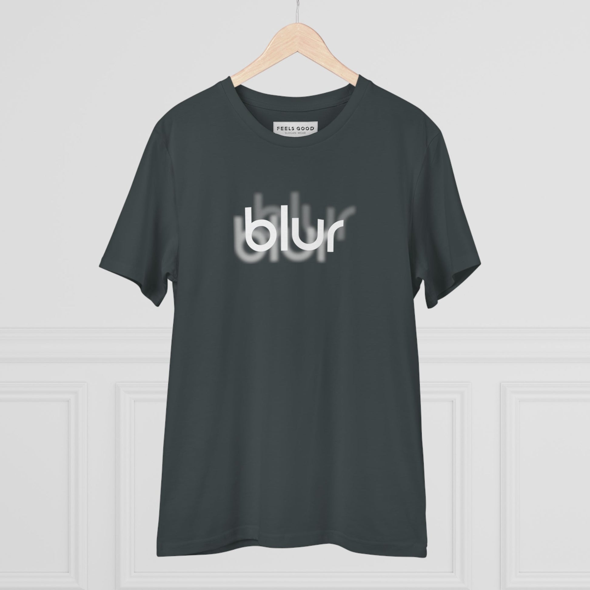 Organic best t-shirt: Contemporary 'Blur' cotton shirt.
