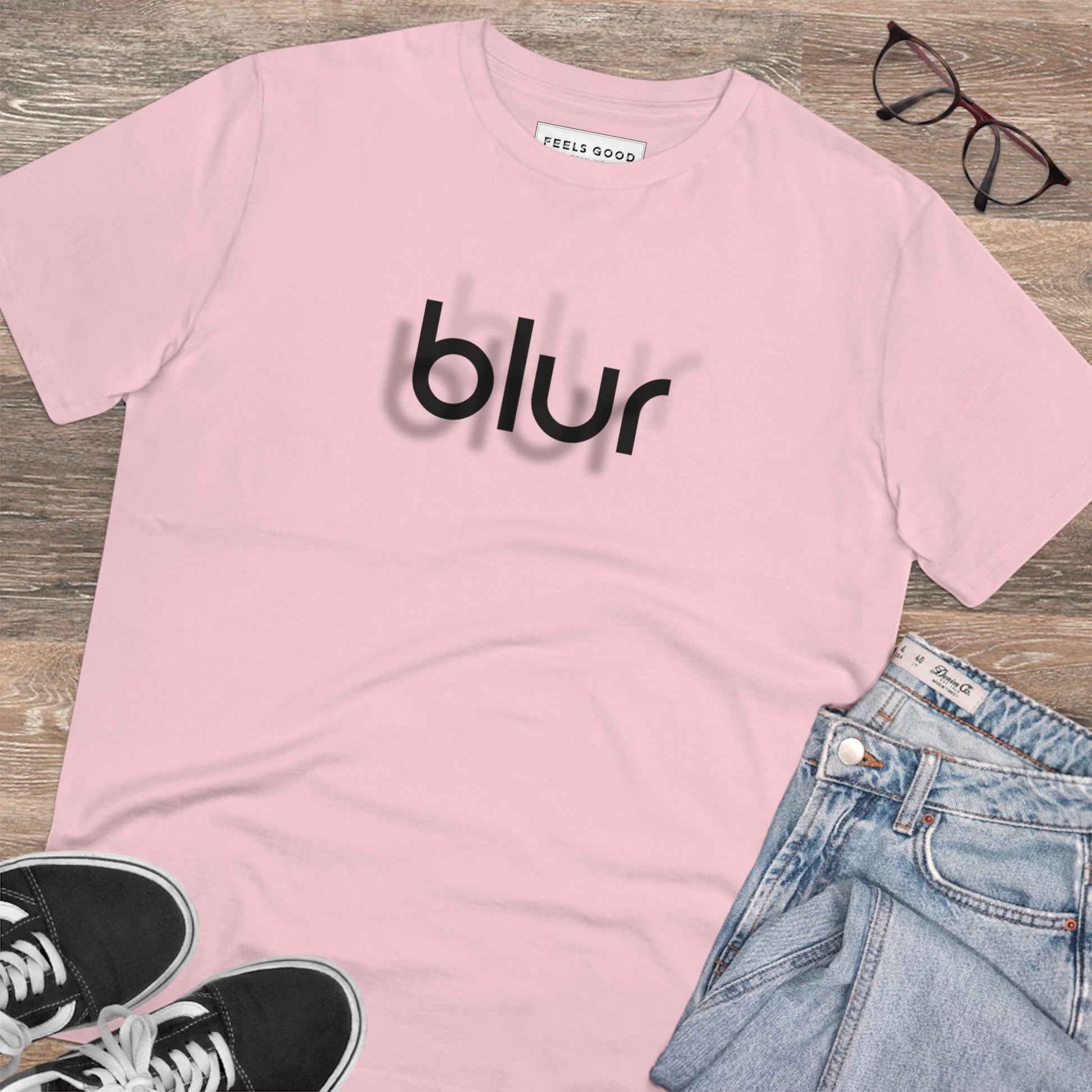 Popular best t-shirt: Contemporary 'Blur' organic tee.
