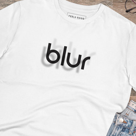 Cool best t-shirt: Contemporary 'Blur' organic cotton design.
