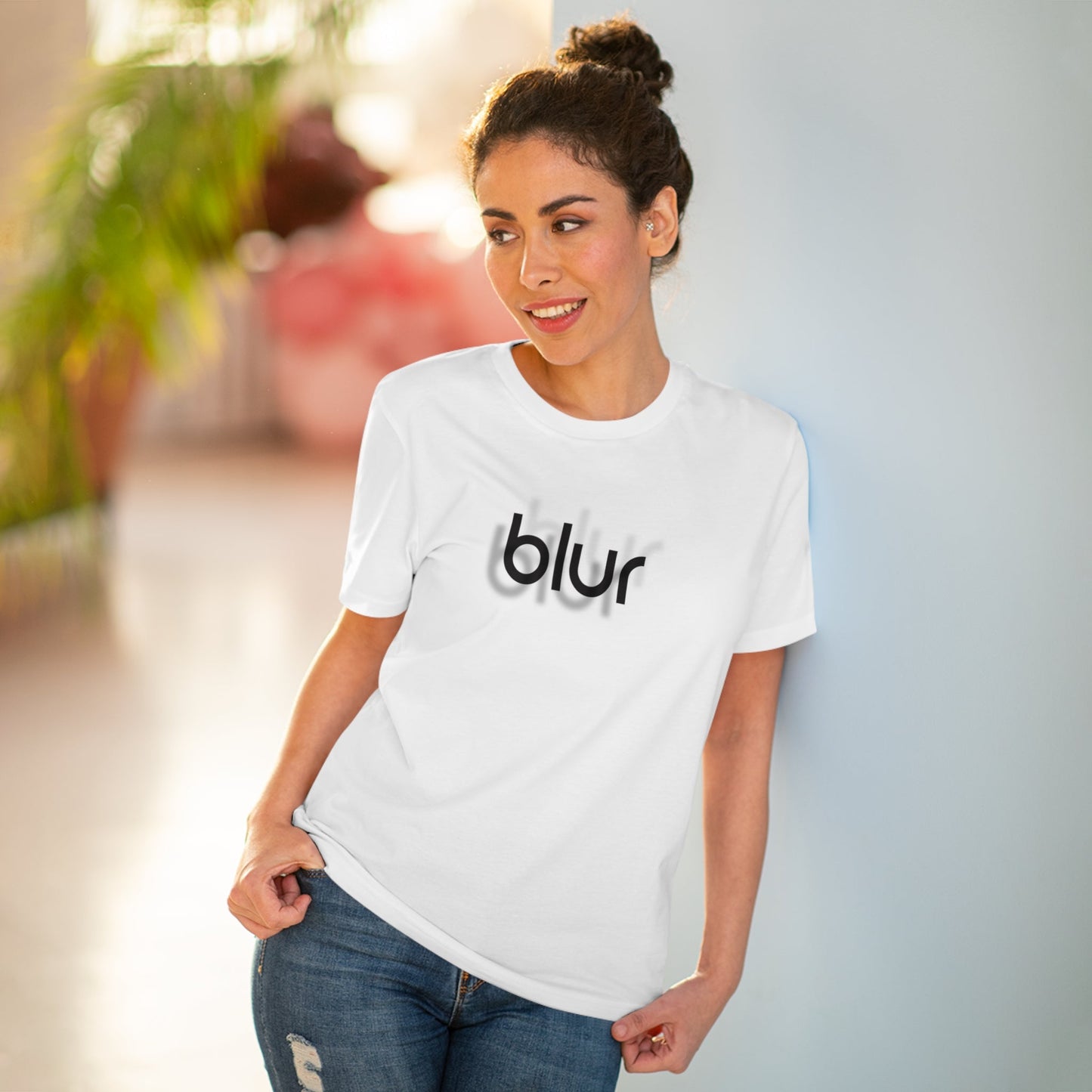 Must-have best t-shirt: 'Blur' contemporary organic tee.
