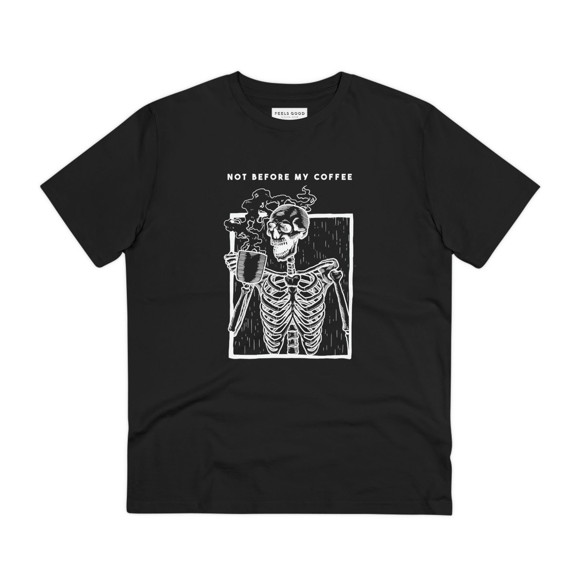 Quality best t-shirt: 'Coffee Lovers' organic cotton.
