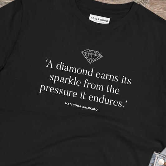 Elevate your style with a vivienne westwood t-shirt womens inspired piece—'Diamonds Sparkle' organic cotton t-shirt.
