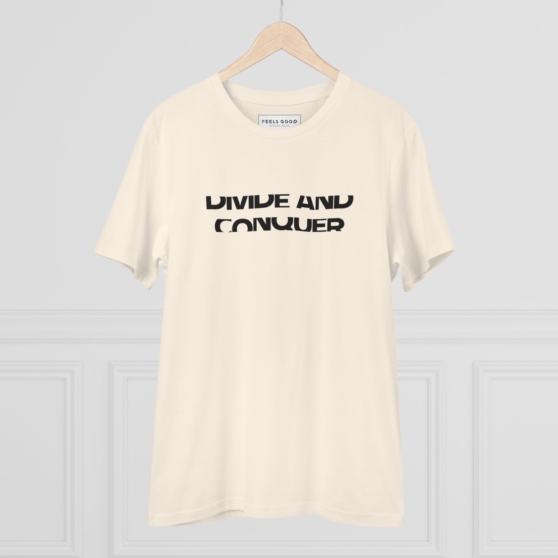 Best t-shirt brand: Contemporary 'Divide & Conquer' organic cotton.
