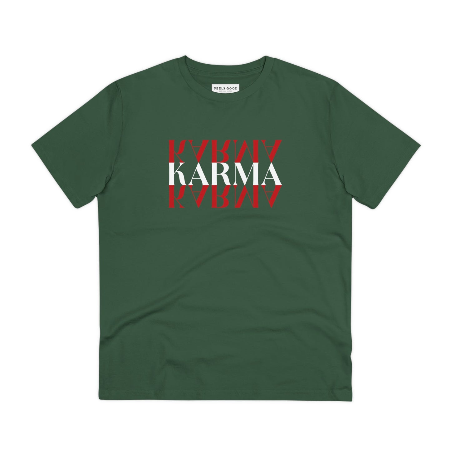 Artistic 'Karma Karma Karma' shirt with vintage energy and chill vibes

