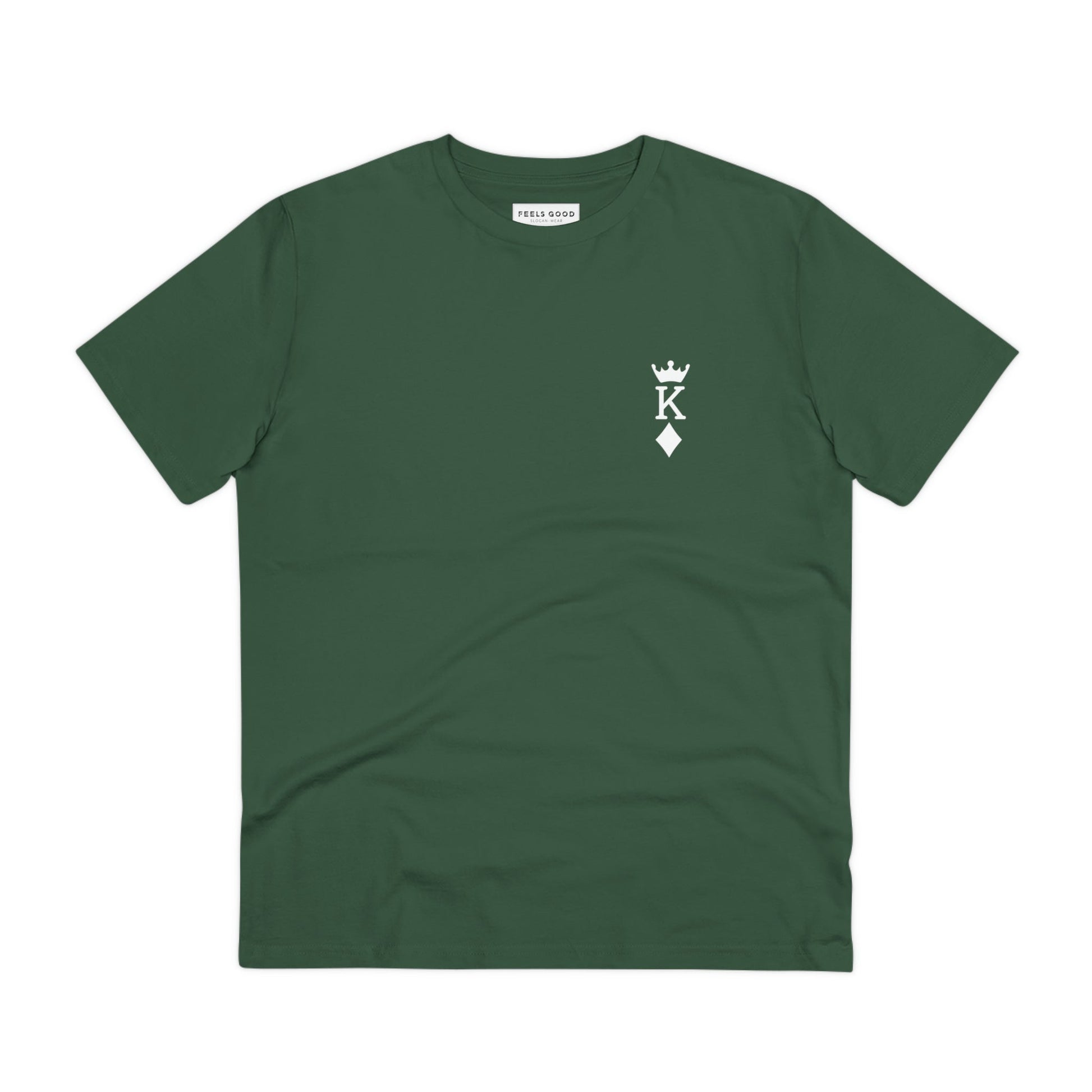 Stylish best t-shirt: 'King Of Diamonds' contemporary look.
