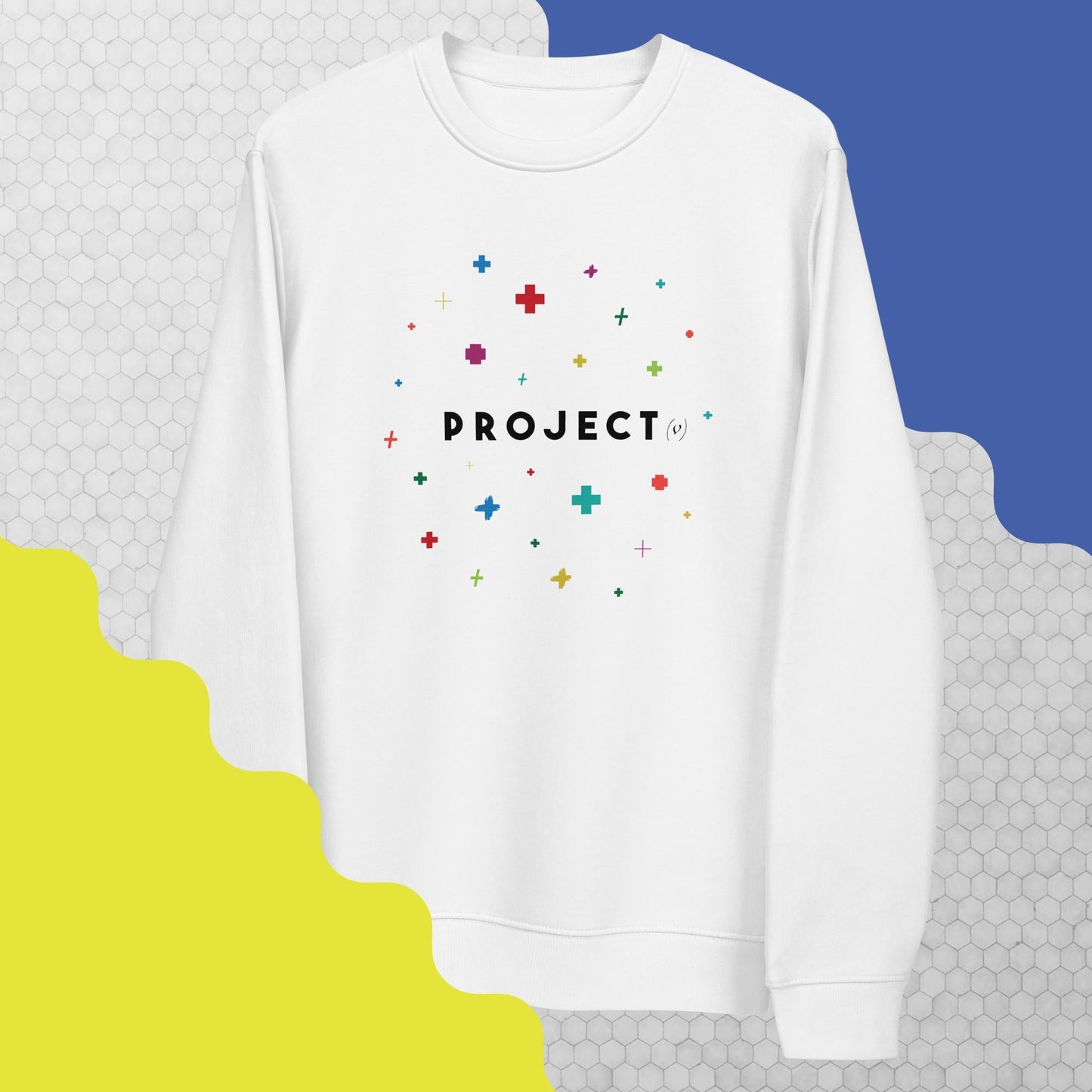 Contemporary 'Project Positivity' Organic Cotton Sweatshirt - Positive Sweatshirt