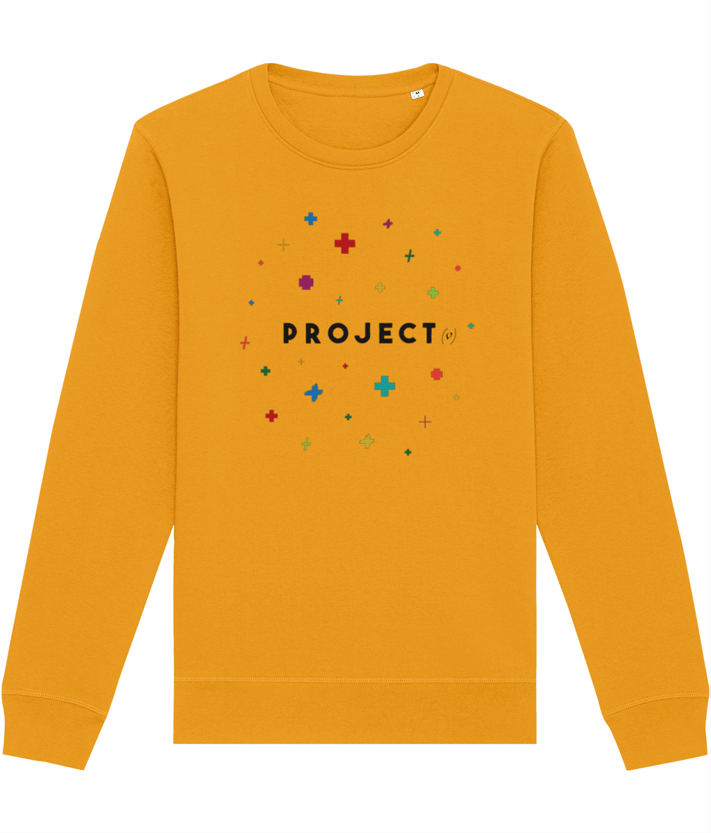 Contemporary 'Project Positivity' Organic Cotton Sweatshirt - Positive Sweatshirt